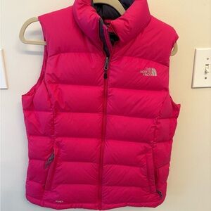 The North Face Pink Puffer Vest
